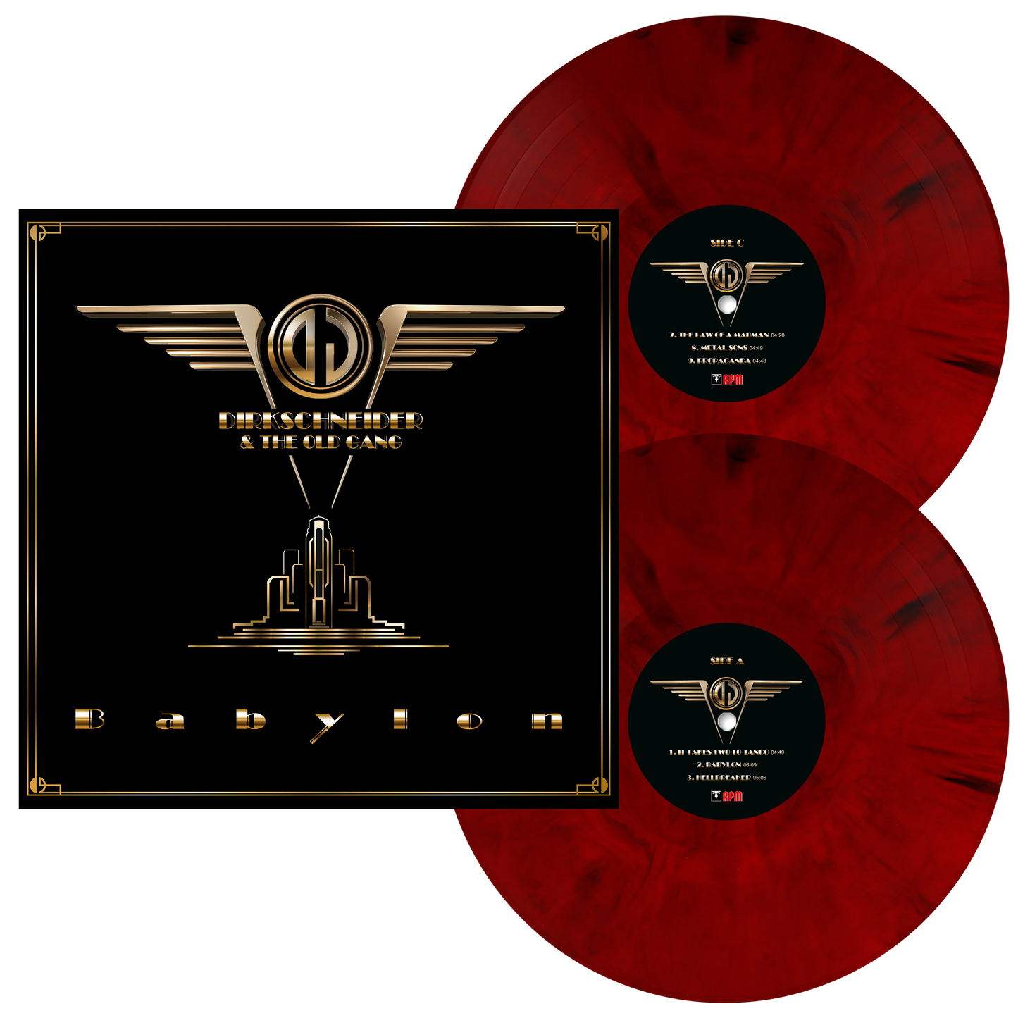 DATOG - Babylon 2LP - Red/Black Marbled (VÖ: 03.10.2025)