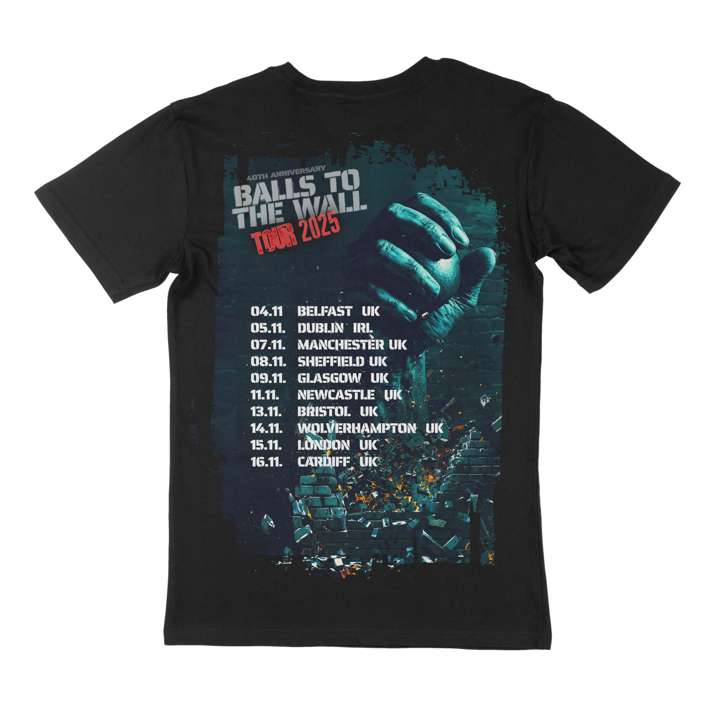 Balls To The Wall UK Tour 2025 - T-Shirt