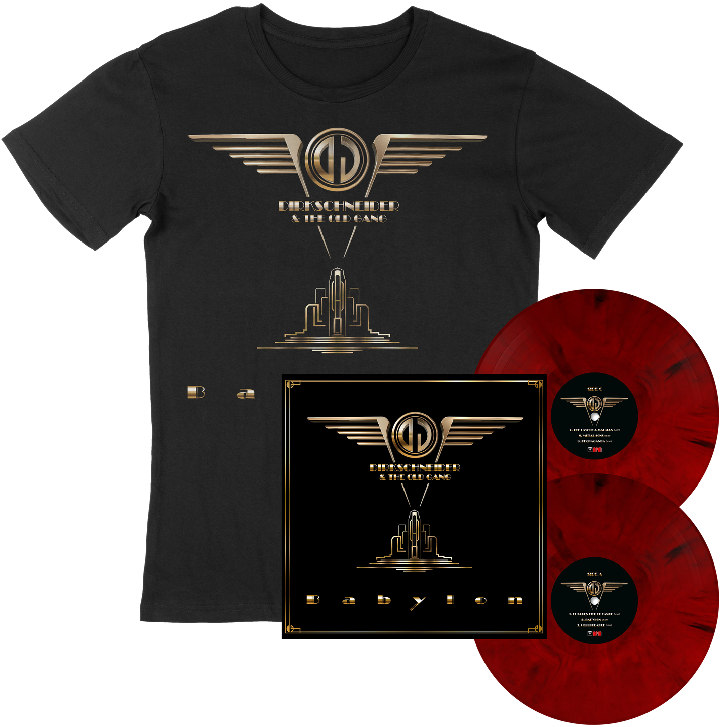 DATOG - Babylon 2LP - Red/Black Marbled (Limited Vinyl-T-Shirt-Bundle) (VÖ: 03.10.2025)