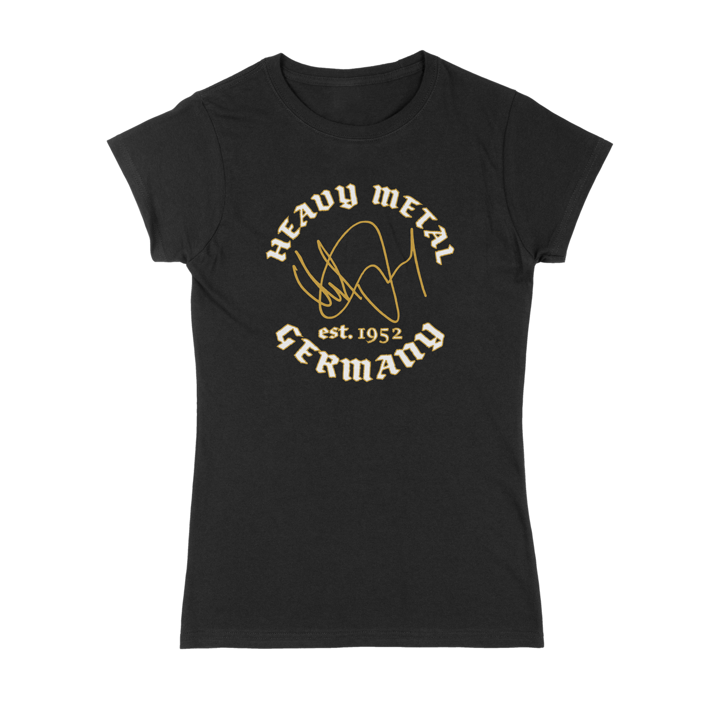 Heavy Metal Germany Signature Gold - Girly Shirt