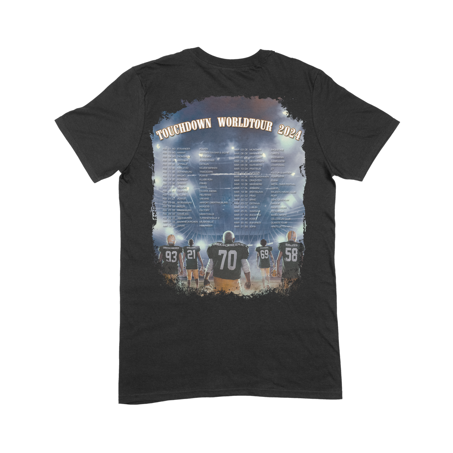 Touchdown Tour 2024 - T-Shirt