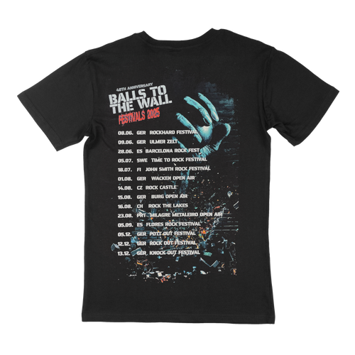 Balls to The Wall 40th Anniversary Festivals 2025 - T-Shirt Dirkschneider