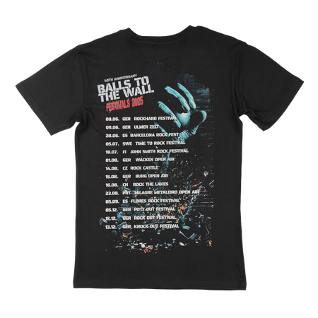 Dirkschneider Balls to The Wall FESTIVAL T-Shirt 2025