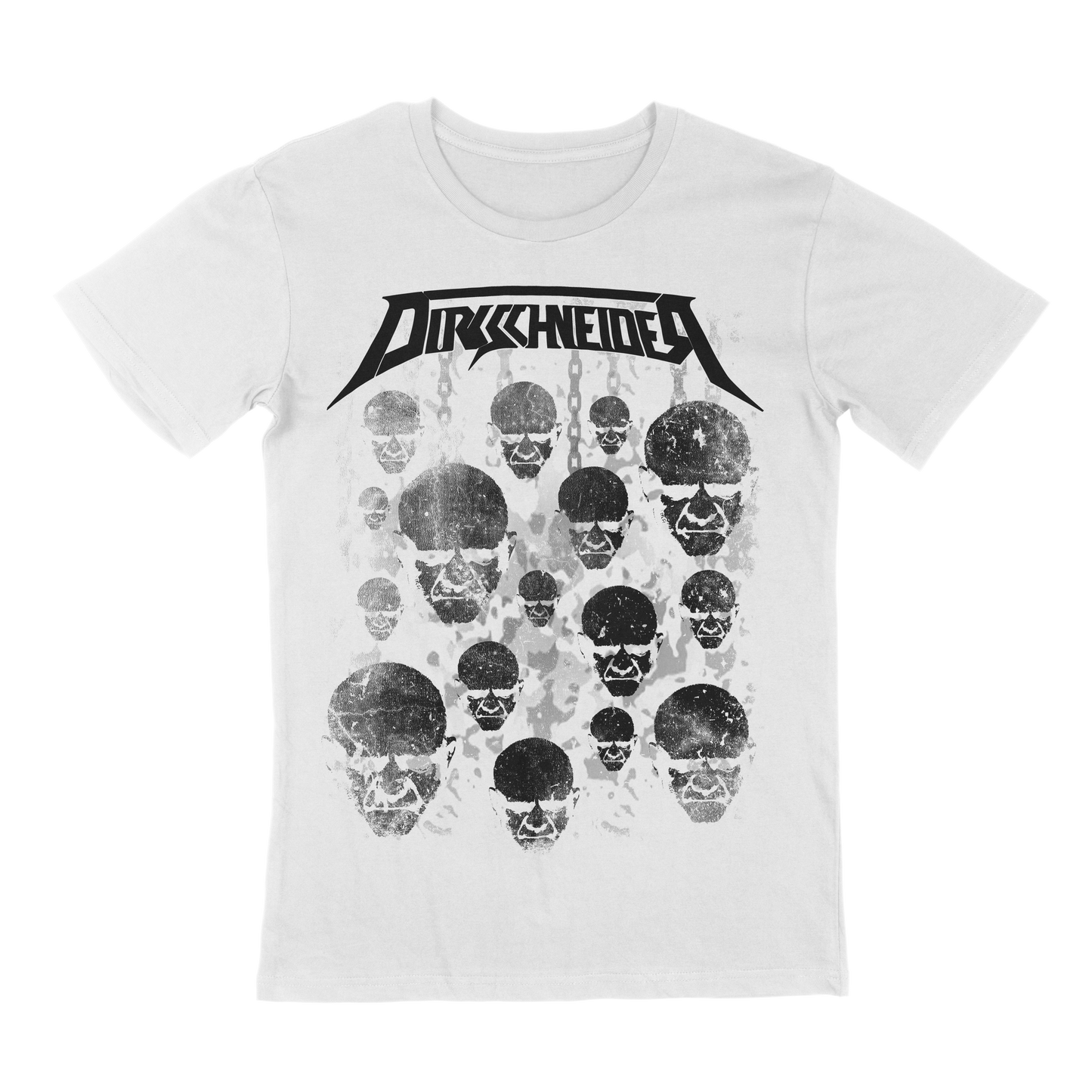 Dirkschneider - Faces White, T-Shirt