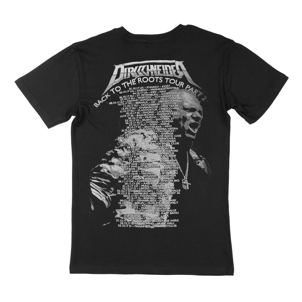 Back To The Roots Tour 2017 Part 2 Skull - T-Shirt Dirkschneider