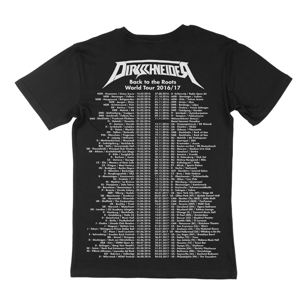 Back to the Roots Tour 2016/2017 - T-Shirt Dirkschneider