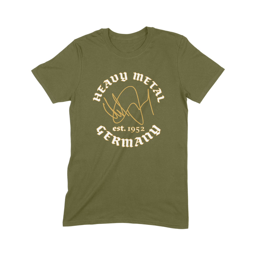 Heavy Metal Germany Signature Gold - T-Shirt U.D.O.