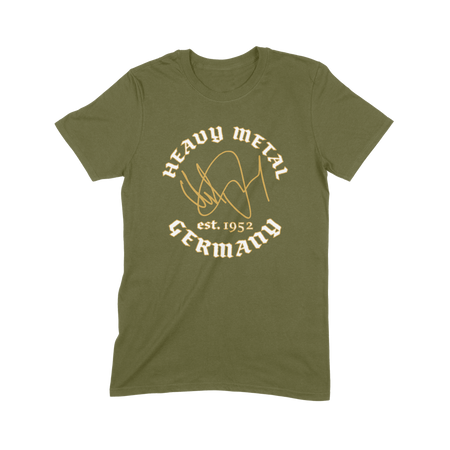 Heavy Metal Germany Signature Gold - T-Shirt U.D.O.