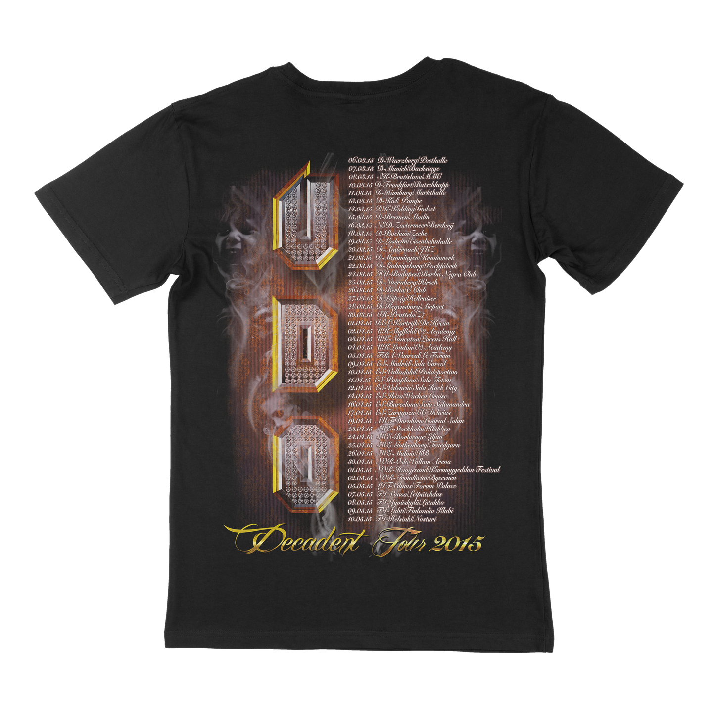 U.D.O.- Decadent Tour 2015, T-Shirt