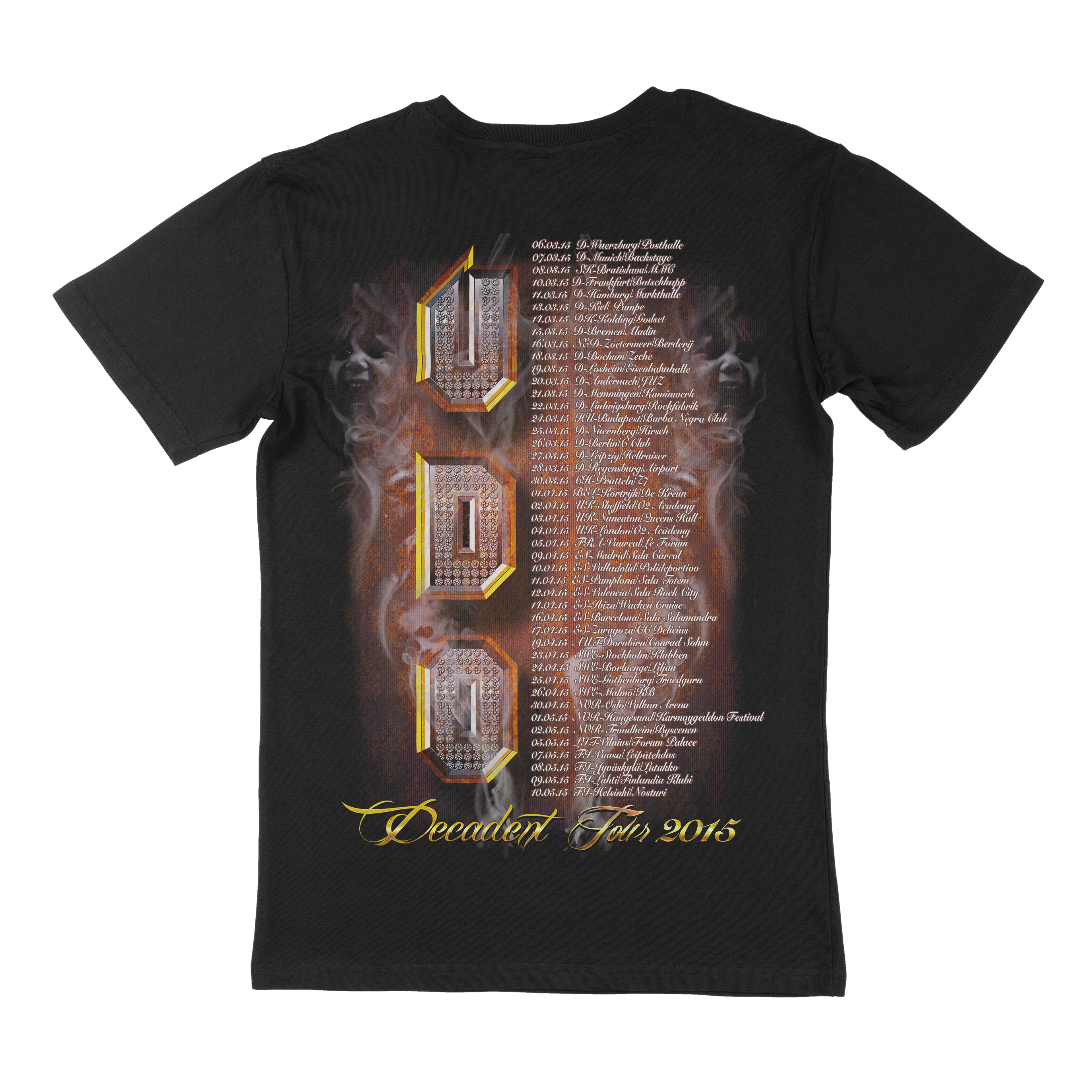 Decadent Tour 2015 - T-Shirt U.D.O.