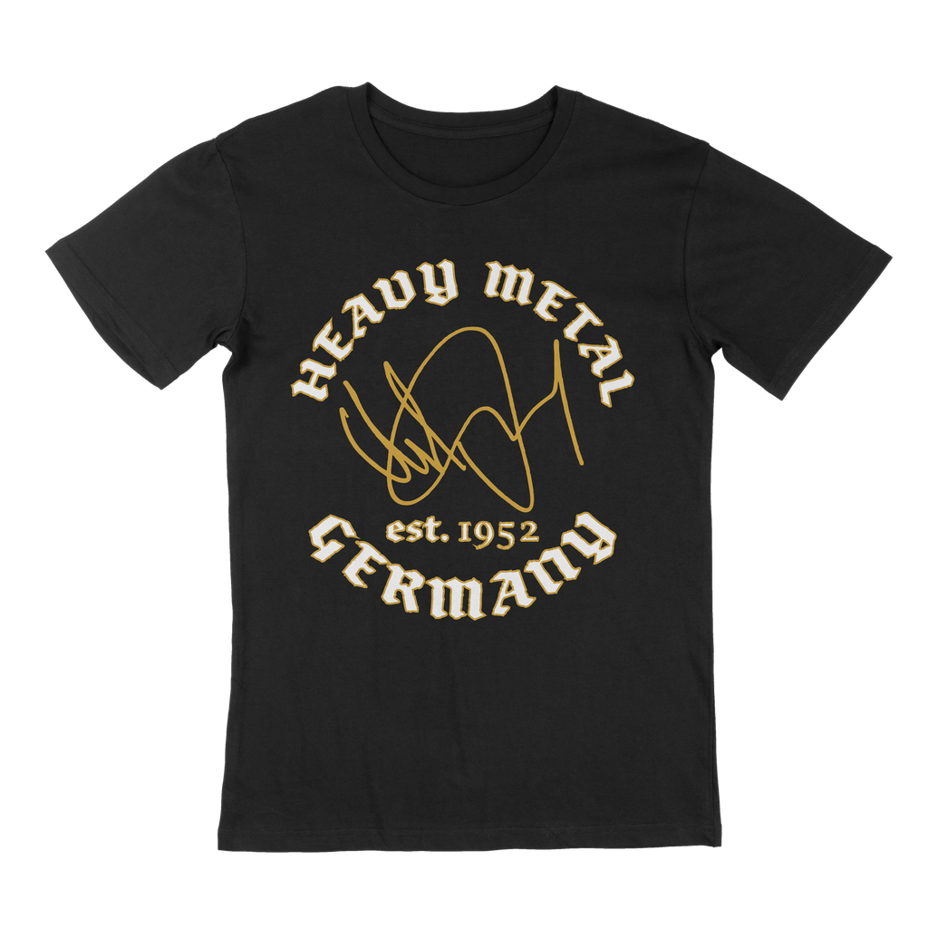 Heavy Metal Germany Signature Golden - T-Shirt U.D.O.