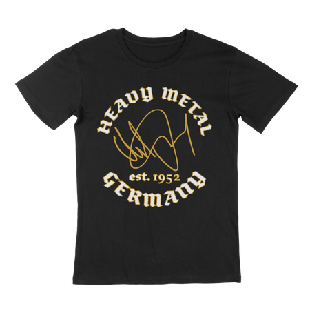 Heavy Metal Germany Signature Golden - T-Shirt U.D.O.