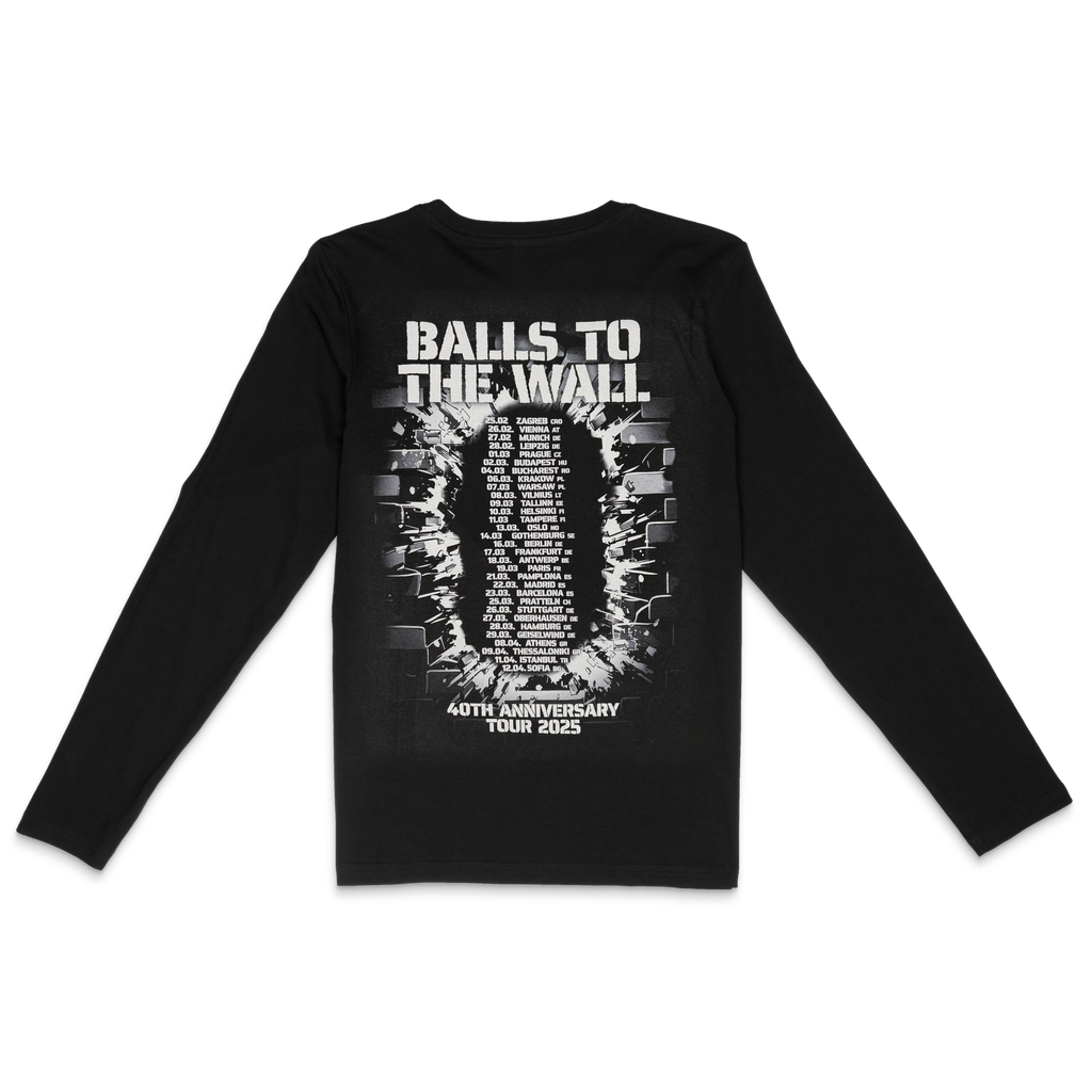 Balls to The Wall 40th Anniversary Tour 2025 Skull - Longsleeve
