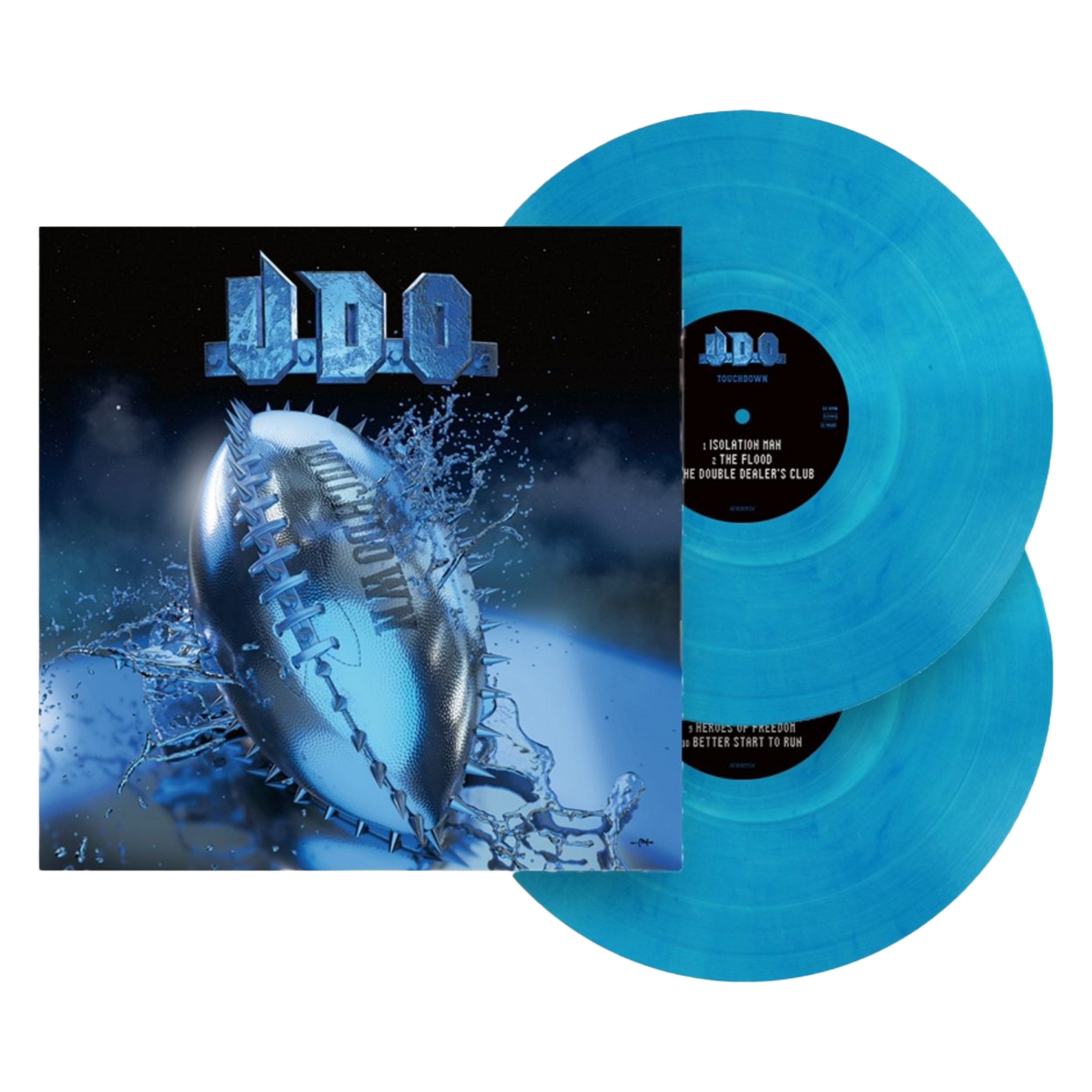 Touchdown - Clear/Blue Marbled Vinyl